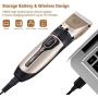 RUIJIA Dog Clippers,Dog Grooming Kit USB Rechargeable Pet Clippers,Professional Dog Trimmer Electric Hair Clippers for Thick Coats Dogs Cats Pets
