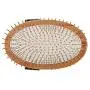 Bass Brushes | Style & Detangle Pet Brush Alloy Pin | Pure Bamboo Handle | Palm Style | Striped Finish | Model A6-Sb Bass Brushes | Style & Detangle Pet Brush Alloy Pin | Pure Bamboo Handle | Palm Style | Striped Finish | Model A6-Sb