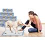 Pawssible Premium Training Dog Pads (100 Count) - New American Style, Blue (PAD-PSBL-100)