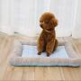 RPGT Pet Cooling Bed Mat Summer Self Cooling Pad Washable Cool Fabric Bed Mat Non-Slip Water Resistant for Dogs & Cats - No Water or Electricity Needed