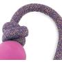Beco Rubber Ball on Rope Dog Toy