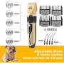 Pawsible Dog Clippers for Grooming - Dog Grooming Kit with Dog Hair Clippers, Dog Nail Clippers, Thinning & Straight Grooming Scissors - Cordless Dog Grooming Clippers with Battery Indicator