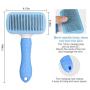 Atlamia Self Cleaning Slicker Brush,Dog Brush & Cat Brush with Massage Particles, Removes Loose Hair & Tangles,Skin Friendly & Promote Circulation