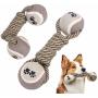 Yani DCT-6 Dog Chewing Toy Cotton Rope Bone Dumbbell Tennis Pet Teeth Cleaning Training Durable
