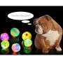 Ychaoya Dog Toy Balls for Pets Color Pet Flashing Ball Glowing Elastic Ball Dog Toy Ball Rubber Acoustic Mimo Bite Toys, Large Size,Random Color Shape Delivery