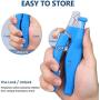 FOCUSPET Dog Nail Clippers and Trimmers, Cat Nail Clipper with LED Light Safety Guard to Avoid Over-Cutting Professional Pet Nail Trimmer Rechargeable with Free Nail File for Small Medium Large Pets