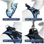 YIMEIS Dog Harness and Leash Set, No Pull Soft Mesh Pet Harness, Reflective Adjustable Puppy Vest for Small Dogs, Cats (XS, Blue)