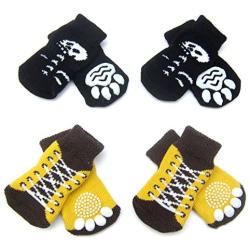 Alfie Pet - Gari 2 Set of 4 Dog Paw Protection Indoor Socks