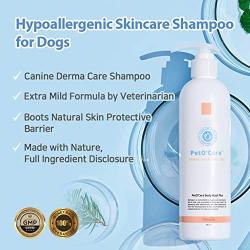 PetOCera Body Wash Plus - Microbubble Shampoo with Ceramide | Skin & Coat Care Conditioning for Dogs | Veterinarian Formulated | No harsh ingredients 10.14oz