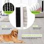 FUBARBAR 2-in-1 Pet Grooming Brush with Bristles & Pins. For Grooming, Shedding, Puppy, Cat, All Furry Pets. Removes Loose Hair, Lint, Tangles, Matted. Cleans Dirt & Oils, Promotes Healing Circulation