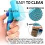 CleanHouse Pets Cat and Dog Hair Brush [Upgraded Version] New Balls on Bristles for Gentle & Effective Grooming. For All Pet Sizes! Eliminates Shedding, Keeping Your House Clean. Grooming Made Easy!