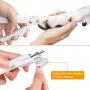 Hobea Dog Nail Clippers and Trimmer with LED Light, Upgraded Cat Nail Clipper with Nail File, Sharp Blade with Lock Switch, Pet Nail Clippers for Small Medium Animals[2020 New Version] (Nail Clipper)