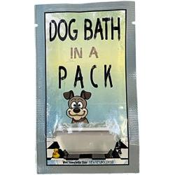 Dog Bath in A Pack - Largest Bath and Grooming Wipes in Individual Packs -New- Perfect for Travel or When on The GO