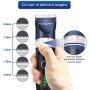 FOCUSPET Dog Hair Clippers,Pet Hair Trimmer for Small Medium Large Dogs and Cats Rechargeable Cordless Professional Pets Grooming Clippers, Low Noise Pet Grooming Clipper Trimmer Kit,LED Screen