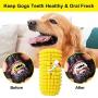 Dog Toothbrush Teeth Cleaning Chew Toys,Indestructible Dog Toys for Aggressive Chewers,Yellow Corn Shape Dog Teeth Cleaning Toy,Reduce Bad Breath and Promote Healthy Teeth and Gums