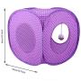Cat Tunnel Leopard, Oxford Cloth Foldable Cat Tunnel, Bed for Cat Purple Pet Hide Tunnel