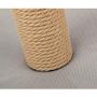 SmartyKat, Triple Tower, Cat Scratching Post, Vertical Combination Scratcher, with Burlap, Carpet and Jute, Includes 2 Bonus Catnip Cat Toys