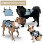 Service Dog Vest Harness for Medium and Large Dogs of All Breed with Grip Handle, Reflective Safety Strap and Side Certification Display Pockets