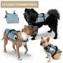 Service Dog Vest Harness for Medium and Large Dogs of All Breed with Grip Handle, Reflective Safety Strap and Side Certification Display Pockets Service Dog Vest Harness for Medium and Large Dogs of All Breed with Grip Handle, Reflective Safety Strap and Side Certification Display Pockets