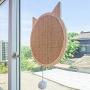 ROSEBEAR Cat Scratching Pad with Suction Cups Sisal Cat Scratcher Wall Mount Cats Kitten Scratching Board ROSEBEAR Cat Scratching Pad with Suction Cups Sisal Cat Scratcher Wall Mount Cats Kitten Scratching Board
