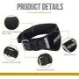 OneTigris Large Tactical Dog Harness and Collar Set, No Pulling Adjustable Dog Vest Harness, Heavy Duty Dog Harness with 3 Handles(Black,L) OneTigris Large Tactical Dog Harness and Collar Set, No Pulling Adjustable Dog Vest Harness, Heavy Duty Dog Harness with 3 Handles(Black,L)