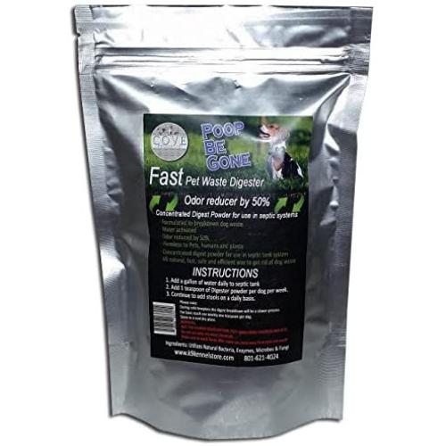 Cove Products Poop Be Gone Dog Waste Eliminator Powder