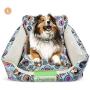 CtopoGo Pet Dog Bed Pet Puppy Bed Lounge Sofa Removable Washable Cover, Cushion for Dog/Puppy