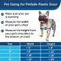 PetSafe Plastic Pet Door for Cats and Dogs, Durable Paintable White Frame with Tinted Vinyl Flap, Easy to Install, Indoor or Outdoor, Multiple Sizes Available - Small, Medium, Large, X-Large PetSafe Plastic Pet Door for Cats and Dogs, Durable Paintable White Frame with Tinted Vinyl Flap, Easy to Install, Indoor or Outdoor, Multiple Sizes Available - Small, Medium, Large, X-Large