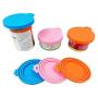 SACRONS-Can Covers/3 Pack/Universal Silicone Food Can Lid Cover for Pet Food/Fits Most Standard Size Dog and Cat Can Tops