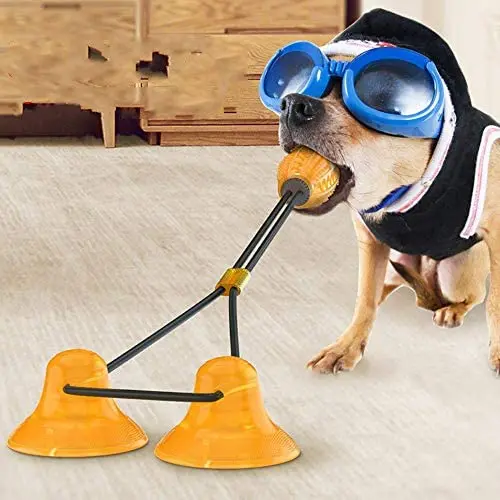 TuoTang Pet Supplies Dog Toys Double Sucker Teeth bite-Resistant Drain Food Ball TuoTang Pet Supplies Dog Toys Double Sucker Teeth bite-Resistant Drain Food Ball