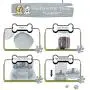 Lucky-M Pets Automatic Feeder and Waterer Set,Dogs Cats Food Feeder and Water Dispenser 3.8L,2 in 1 Cat Food Water Dispensers for Small Medium Big Pets Lucky-M Pets Automatic Feeder and Waterer Set,Dogs Cats Food Feeder and Water Dispenser 3.8L,2 in 1 Cat Food Water Dispensers for Small Medium Big Pets