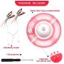 Interactive Cat Toys for Indoor Cats Automatic Electronic Rotating Butterfly Cat Toy with Roller Tracks Ball, Exercise Hunting Toy Games Funny Gifts for Kitten Pet Cat Supplies