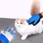 U/D Dog Lick Mat Pet Grooming Glove Set Cat Hair Remover Durable Silicone Distraction Device with Suction Dog Peanut Butter Lick Pad Slow Feeder Lick Pad for Dog Bathing, Grooming and Training