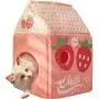La La Pet Warm Cats Bed Foldable Cat Cave Nest Sleeping Bed with Cushion and Blanket Self-Warming Pet Cube House Cat Shelter Apartment Indoor Pet House Milk Box Shape