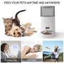 ZAMATE Automatic Pet Feeder, 2.5L Wi-Fi Enabled Smart Pet Feeder for Cats and Dogs with App Control, Auto Cat and Dog Food Dispenser with Portion Control and Programmable Timer