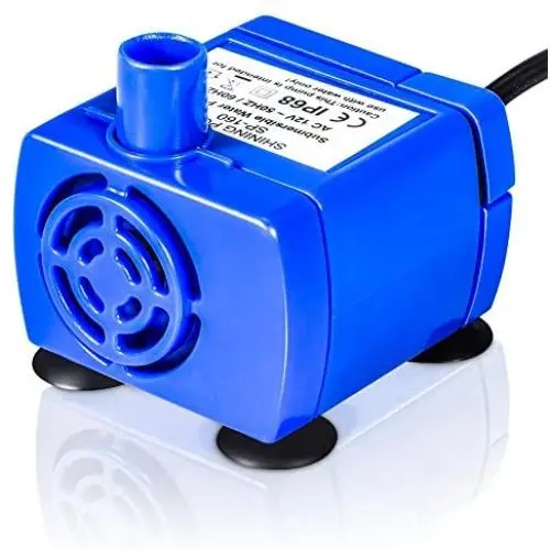 maxmartt Pet Feeder Fountain Water Pump Blue Silent New Generation Submersible Electric Water Pump 5.9ft Long Cable Low Power Consumption Cat Dog maxmartt Pet Feeder Fountain Water Pump Blue Silent New Generation Submersible Electric Water Pump 5.9ft Long Cable Low Power Consumption Cat Dog