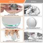 HESTIA Interactive Cat Toy Ball, Automatic Rolling Kitty Toys for Indoor Cats, USB Charging 360 Degree Self Rotating Ball,Build-in Catnip Spinning Color Led Light,with Feather/Bell Toy for Cats/Kitten