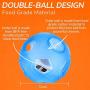 LumoLeaf Dog Treat Ball,Interactive IQ Treat Dispensing Ball Toy with Adjustable Difficulty Setting for Small to Medium Dogs and Cats.