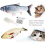 Aquatic Electronic Pet Cat Plush Toy USB Charging Simulation Fish