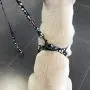 QQPETS Dog Harness and Leash Set Adjustable Back Clip No Pull Quick Fit/Release Halter Harness with Heavy Duty Leash 5FT Long for Extra Small Medium Large Breed Dogs Training Easy Walk