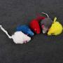 Pudwy 10 pcs/Set Mini Funny Rabbit Fur False Mouse Simulation Mice with Squeak Noise Playing Toys for Cats Kitten Pet Supplies