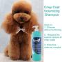 YUUP! Italy Home & Professional Crisp Coats Shampoo for Dogs and Cats for Cleansing & Volumizing - Natural Extracts - Nourishing The Coat(17 oz/ 33.8 oz)
