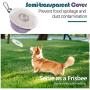 VavoPaw Collapsible Dog Bowl, 2-Pack Silicone Feeding Watering Travel Bowl for Dog & Cat with Lids, Portable Pet Food Feeder Water Bowl for Travel Camping Walking