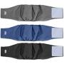 Teamoy 3pcs Reusable Wrap Diapers for Male Dogs, Washable Puppy Belly Band (XL, 25''-29'' Waist, Black+ Gray+ Blue)