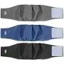 Teamoy 3pcs Reusable Wrap Diapers for Male Dogs, Washable Puppy Belly Band (XL, 25''-29'' Waist, Black+ Gray+ Blue)