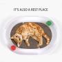GOHOO PET Cat Scratching Pad Cardboard Cat Tracks Toy Ball Cats Scratching Toy Kitten Scratcher with Interactive Exercise Training Mouse