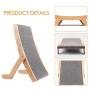 ZAMATE Cat Scratching Board, Corrugated Cat Scratcher Cardboard for Furniture Protection, Reusable Cats Scratching Pad Lounge Durable Toy