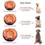 CtopoGo Pet Dog Bed Round Donut Pet Puppy Bed Lounge Sofa Removable Washable Leather Cover, Cushion for Dog/Puppy Ultra Soft