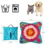 Farfly Snuffle Mat for Dogs Feeding Mat Easy to Fill and Machine Washable Training Play Mats Interactive Puzzle Toys for Stress Release