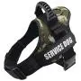 WildWave Adjustable Service Dog Vest Harness with Handle,Reflective Leash & Patches,Woven Polyester and Nylon, Comfy Mesh Padding for Small Medium Large Breed WildWave Adjustable Service Dog Vest Harness with Handle,Reflective Leash & Patches,Woven Polyester and Nylon, Comfy Mesh Padding for Small Medium Large Breed